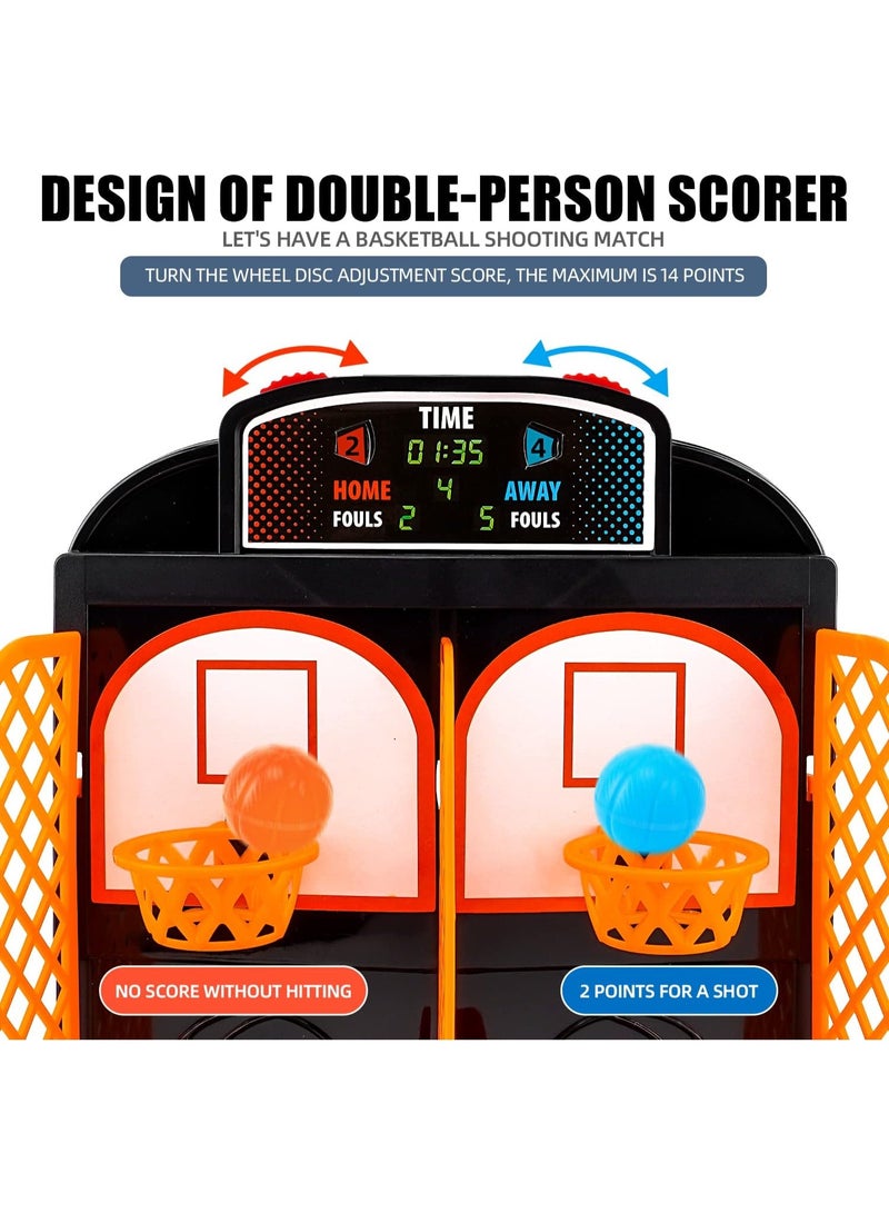 Goodley Sports Mini Basketball, Tabletop Games for Kids and Adults, Desktop Games, Adult Desk Games, Basketball Gifts for Boys 8-12 Years Old - Image 3